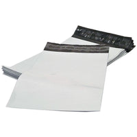 Off White Poly Mailer 6" x 9" + 1.57" 60 microm thick plain PAK of 500