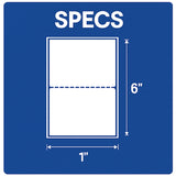 4Stuff™ 4x6 Direct Thermal Shipping Labels - 500/Roll, 1" Core, Perforated - for Zebra ZD421 ZD422, Rollo, Desktop Printers