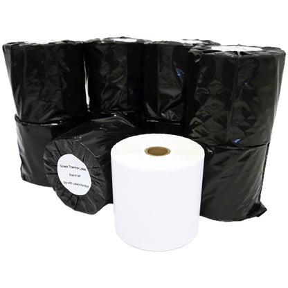 4Stuff™ 2 Rolls (1,000 Labels) 4x6 Direct Thermal Shipping Labels - 500/Roll, 1" Core, Perforated for Zebra ZD421 ZD422, Rollo, Desktop Printers