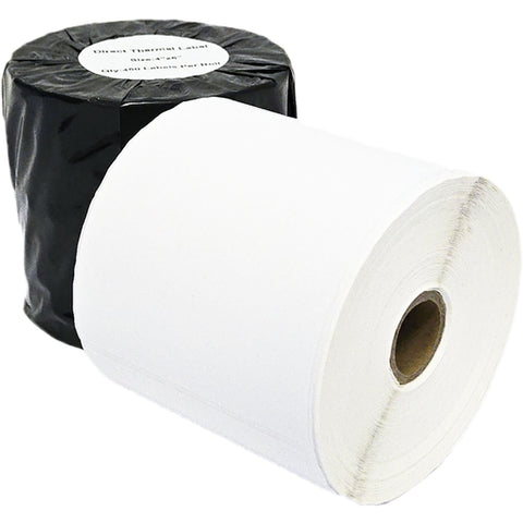 4Stuff™ 4x6 Direct Thermal Shipping Labels - 500/Roll, 1" Core, Perforated - for Zebra ZD421 ZD422, Rollo, Desktop Printers