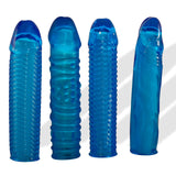 4-Pack One Each Texture / Translucent Blue