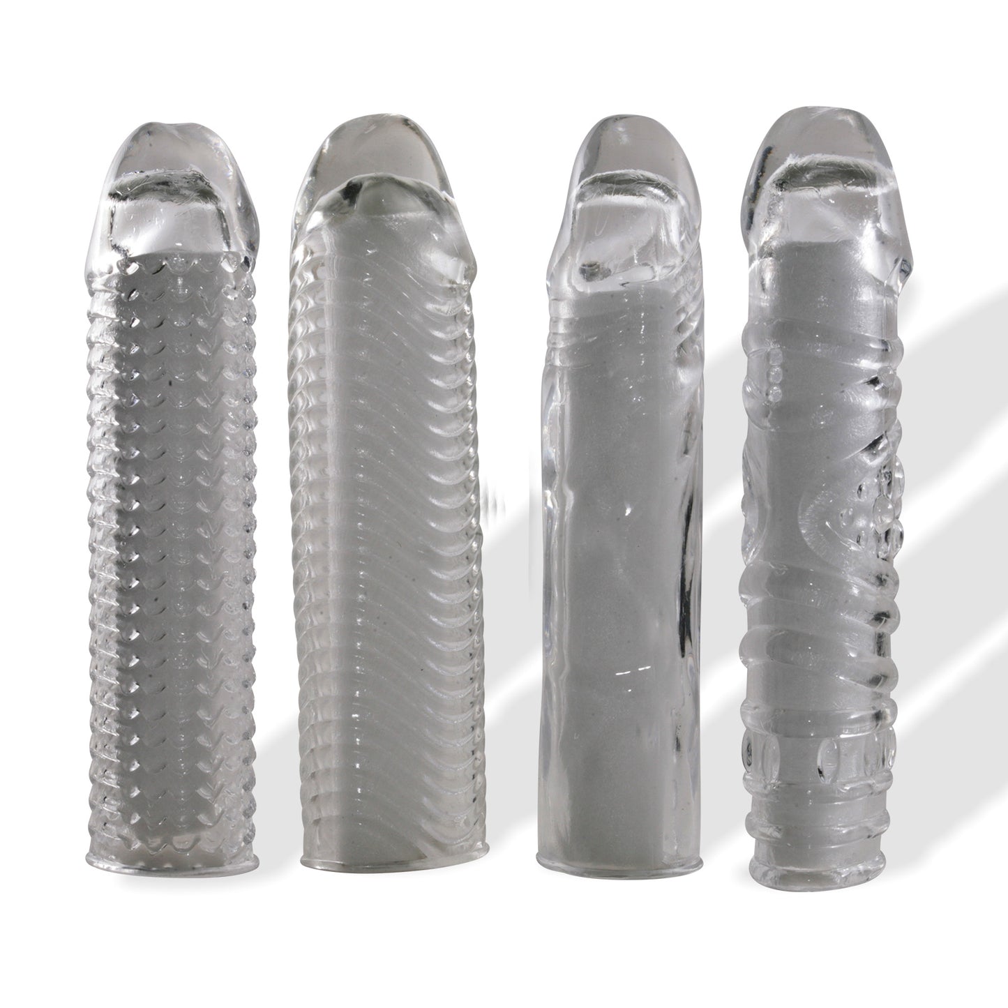 4-Pack One Each Texture / Clear
