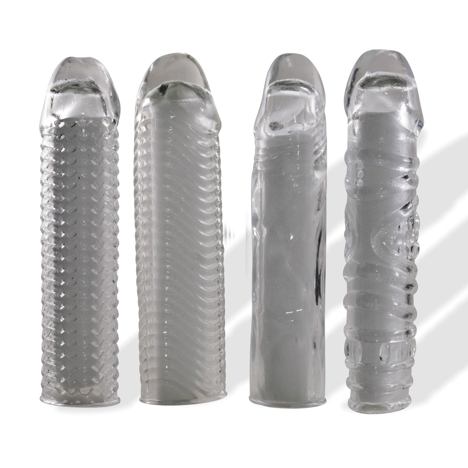 4-Pack One Each Texture / Clear