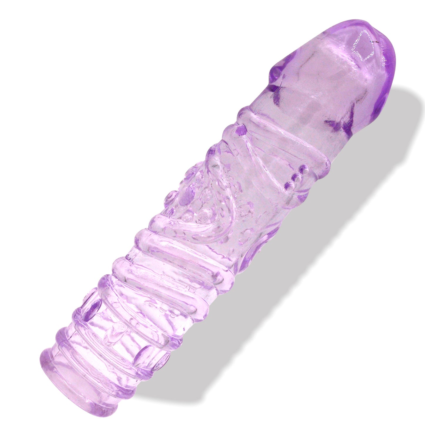 Single (Swirls & Dots) / Translucent Purple