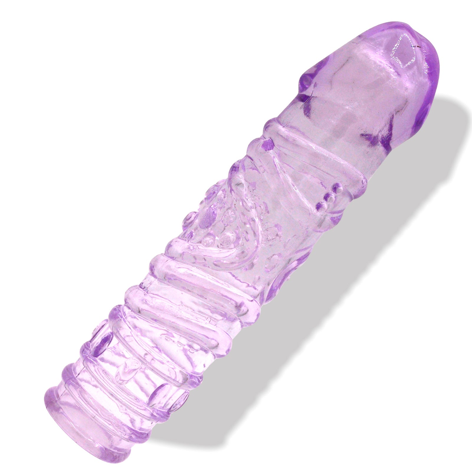 Single (Swirls & Dots) / Translucent Purple
