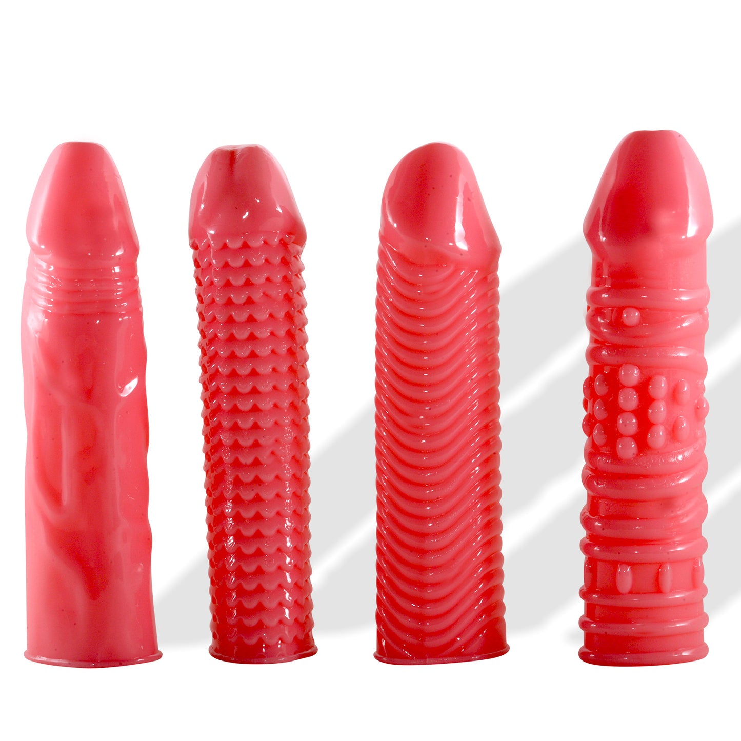 4-Pack One Each Texture / Pink