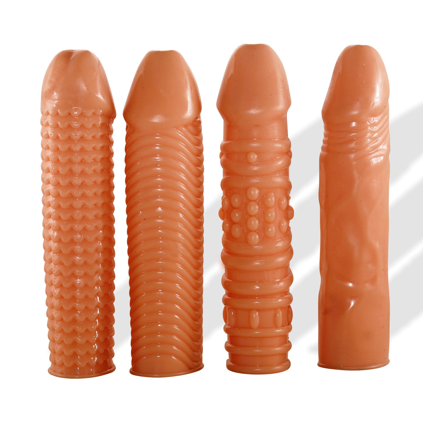 4-Pack One Each Texture / Beige