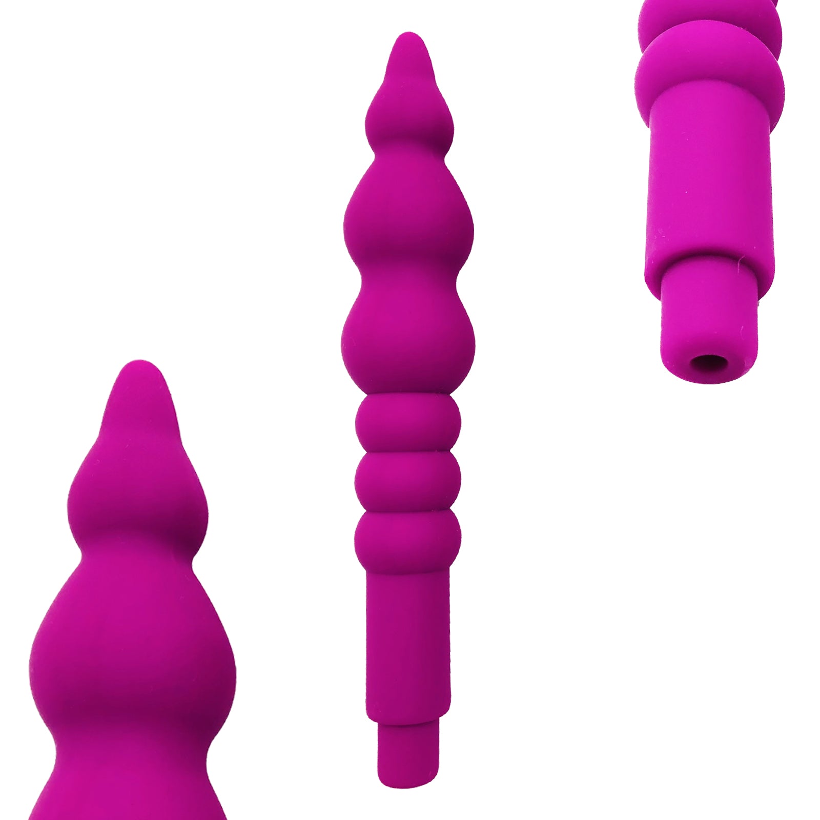 Rose Bud Plug Silicone Pro Large The Beads - Purple