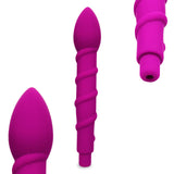 Rose Bud Plug Silicone Pro Large The Screw - Purple