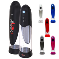 LeLuv BathBud Waterproof Electric Penis Pump - Hydro & Air Vacuum Pumps with Comfort Silicone Sleeve for Firm Erections, Stamina Training, 3 Power Levels, Rechargeable & Fully Submersible