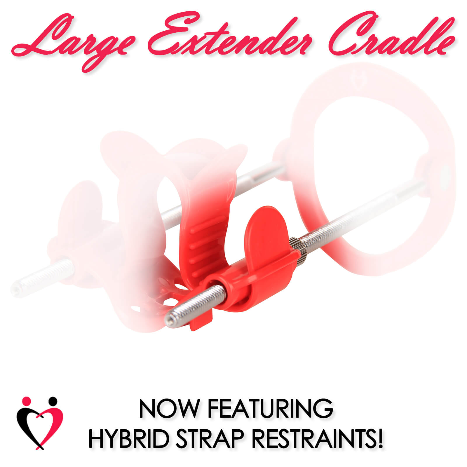 Photo of extender device with a focus on the hybrid strap.