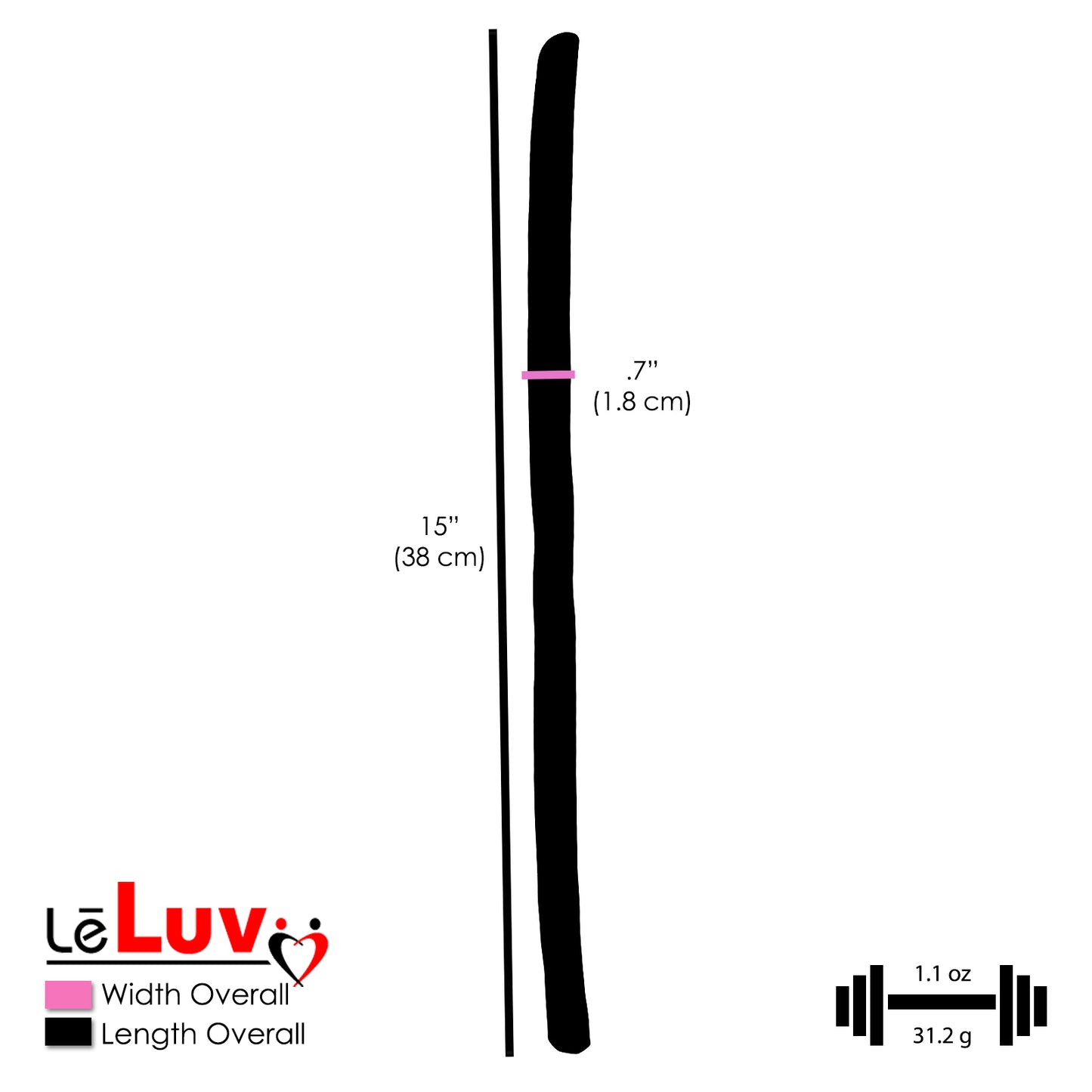 LeLuv Eyro Leather Cock Strap with Stainless Snaps