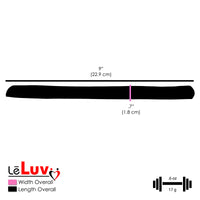 LeLuv Eyro Leather Cock Strap with Stainless Snaps