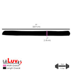 LeLuv Eyro Leather Cock Strap with Stainless Snaps