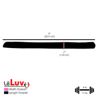 LeLuv Eyro Leather Cock Strap with Stainless Snaps