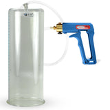 Maxi Blue Handle Clear Hose | Penis Pump | 12" x 4.50" Cylinder