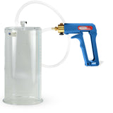 Maxi Blue Handle Clear Hose | Penis Pump | 9" x 4.50" Cylinder