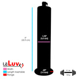 Ultima BLACK Penis Pump 9" WIDE FLANGE - Choose Cylinder Diameter