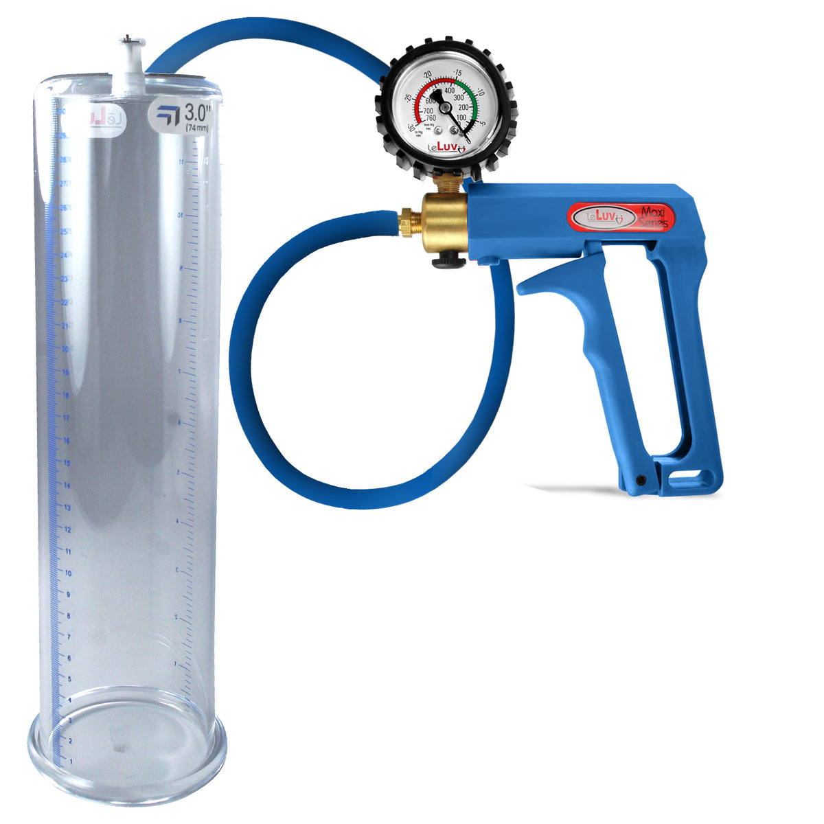 Blue + Protected Gauge / 12" x 3.00"