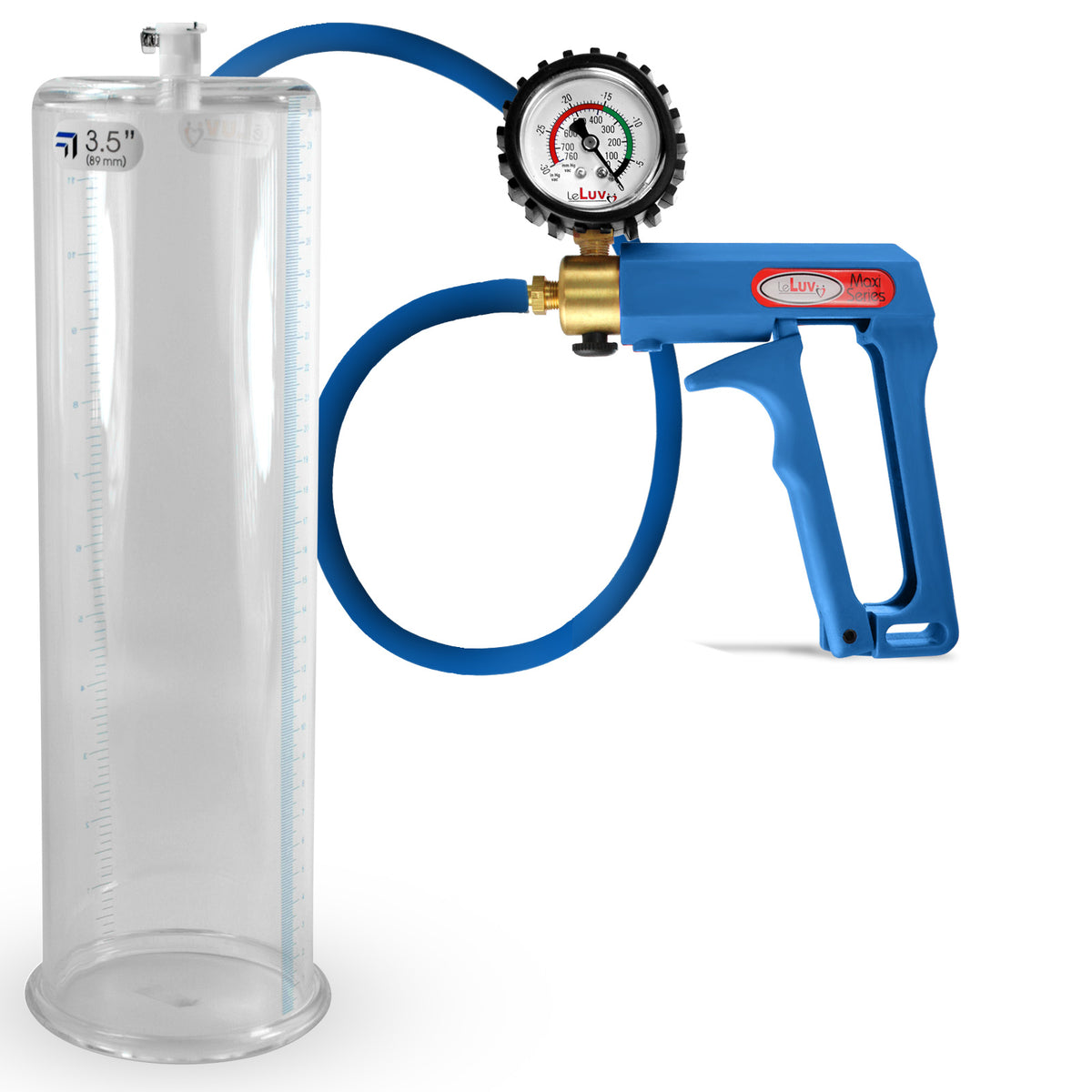 Blue + Protected Gauge / 12" x 3.50"