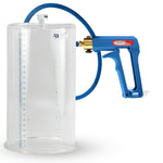 Maxi Blue Handle Silicone Hose | Penis Pump | 9" x 5.00" Cylinder