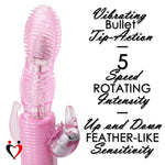 Rabbit Vibrator TRIPLE NIRVANA Twirling Multispeed