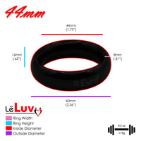 LeLuv Donut Glans/Cock Rings - Polished Stainless Steel - 20mm-66mm Inner Diameters