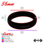 LeLuv Donut Glans/Cock Rings | Polished or Coated Stainless Steel | 20mm-66mm Inner Diameters