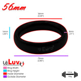 LeLuv Donut Glans/Cock Rings | Polished or Coated Stainless Steel | 20mm-66mm Inner Diameters