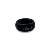 Donut Cock Ring Stainless steel - Black 22mm