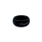 Donut Cock Ring Stainless steel - Black 22mm