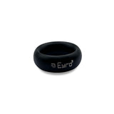 Donut Cock Ring Stainless steel - Black 24mm