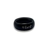 Donut Cock Ring Stainless steel - Black 28mm