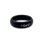 Donut Cock Ring EYRO Stainless steel - Black 44mm