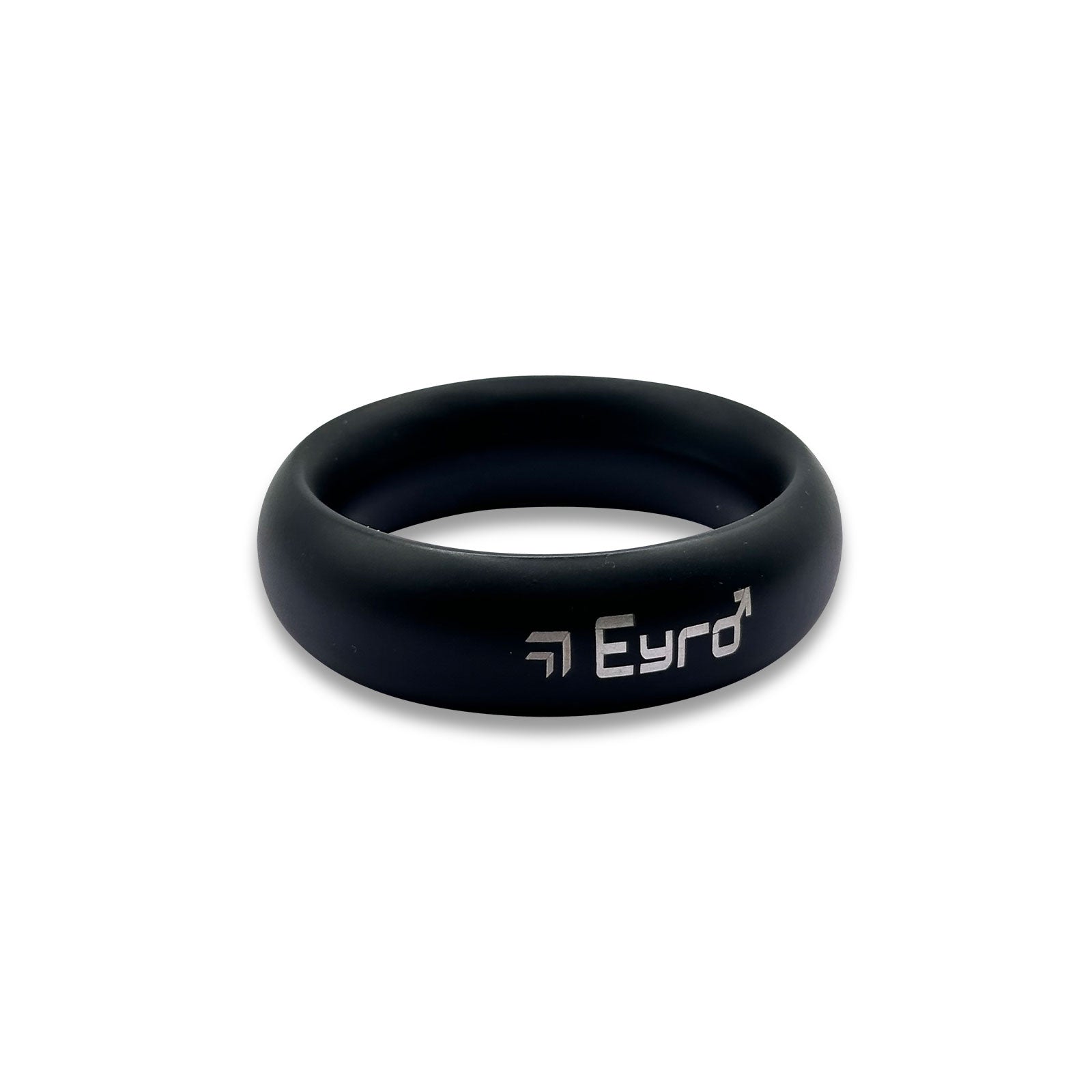 Donut Cock Ring EYRO Stainless steel - Black 44mm