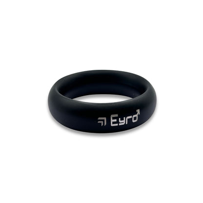 Donut Cock Ring EYRO Stainless steel - Black 44mm