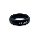 Donut Cock Ring Stainless steel - Black 40mm