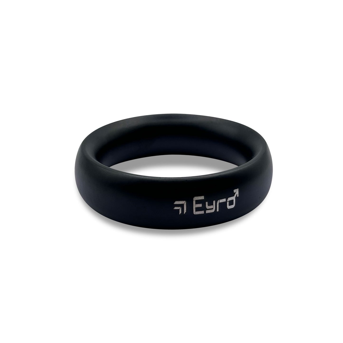 Donut Cock Ring EYRO Stainless steel - Black 48mm