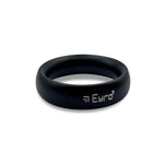 Donut Cock Ring EYRO Stainless steel - Black 48mm