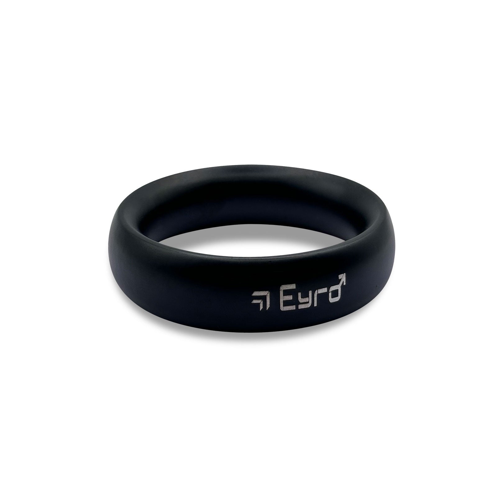 Donut Cock Ring EYRO Stainless steel - Black 48mm