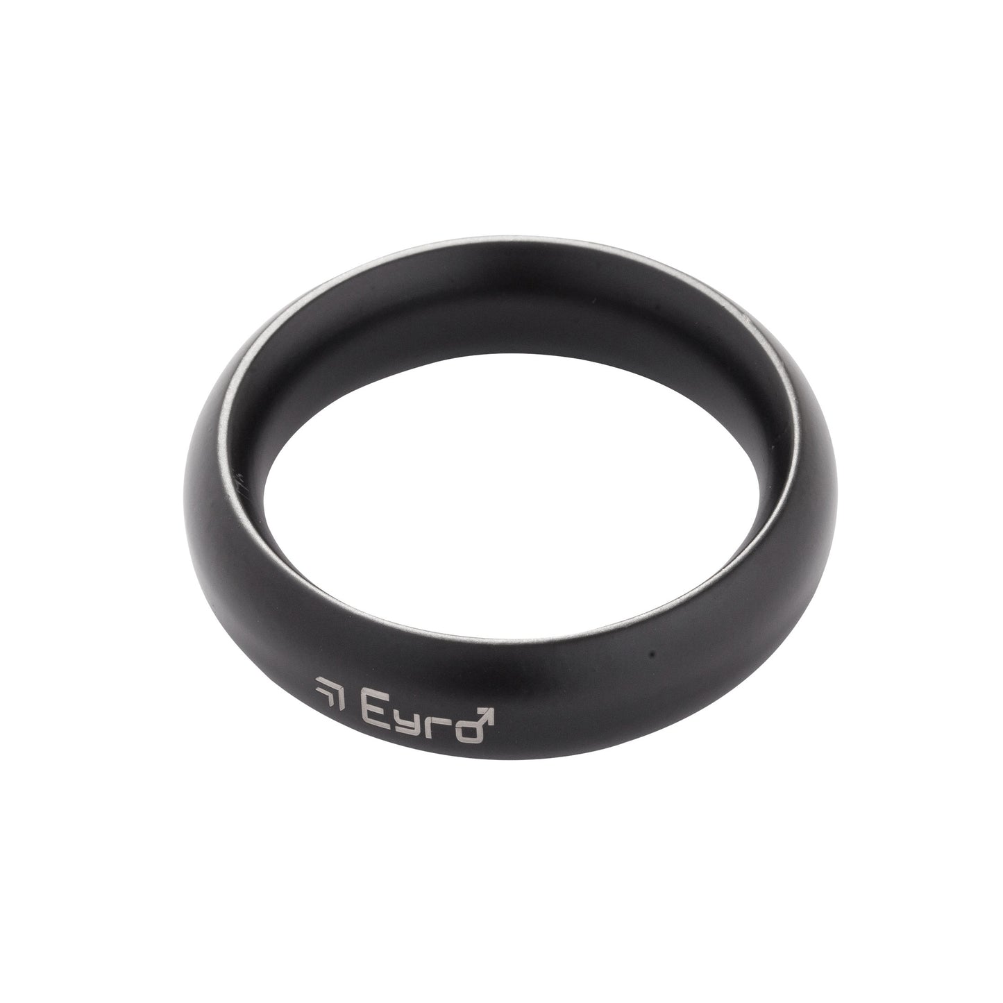 Donut Cock Ring Stainless steel - Black 50mm (1.97")