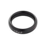 Donut Cock Ring Stainless steel - Black 50mm (1.97")