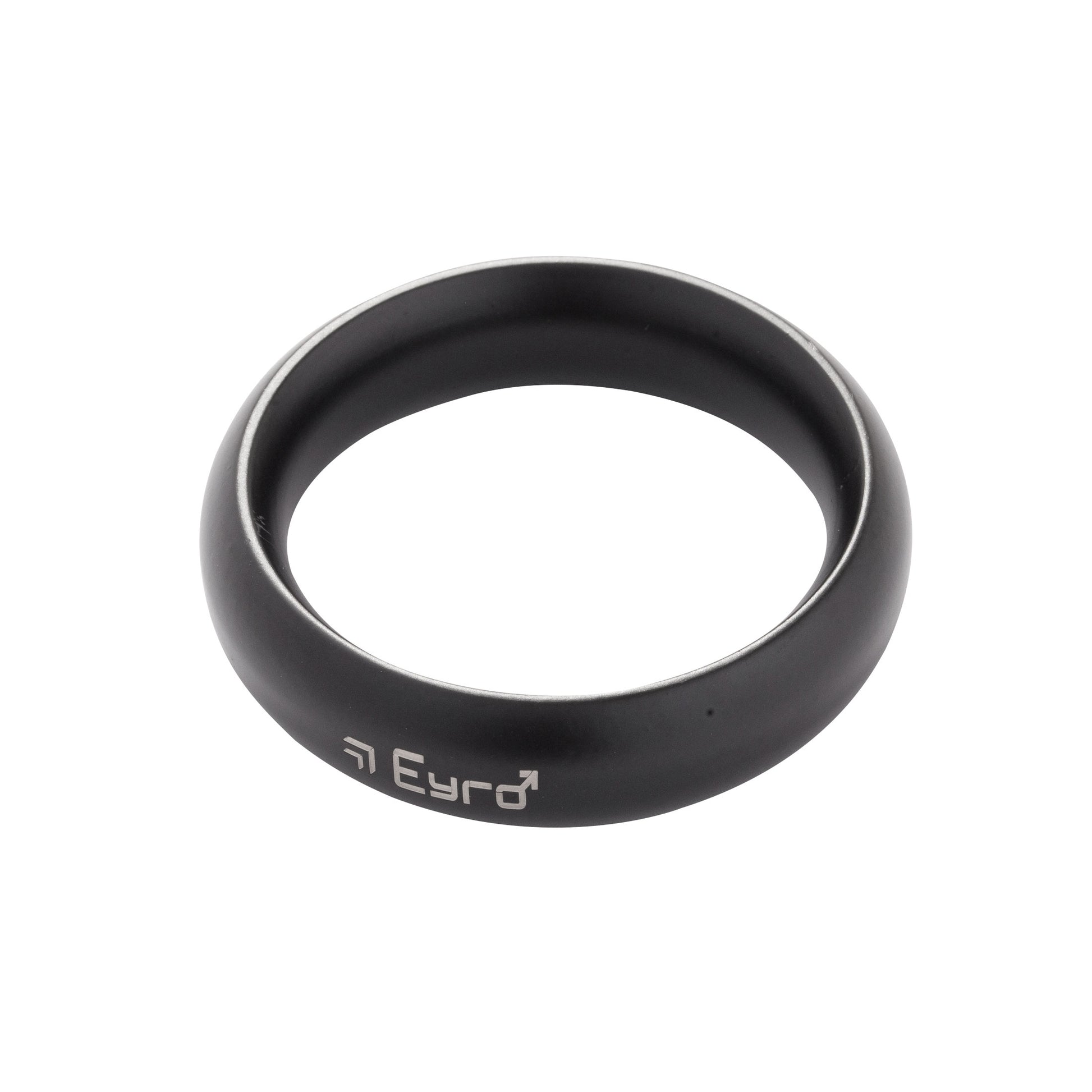 Donut Cock Ring Stainless steel - Black 50mm (1.97")