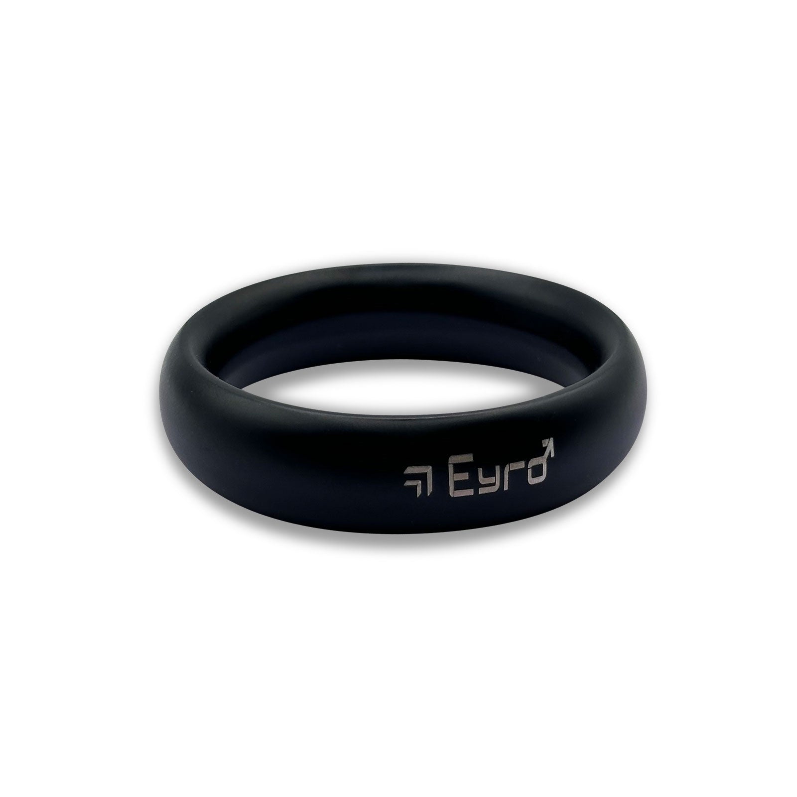 Donut Cock Ring EYRO Stainless steel - Black 52mm