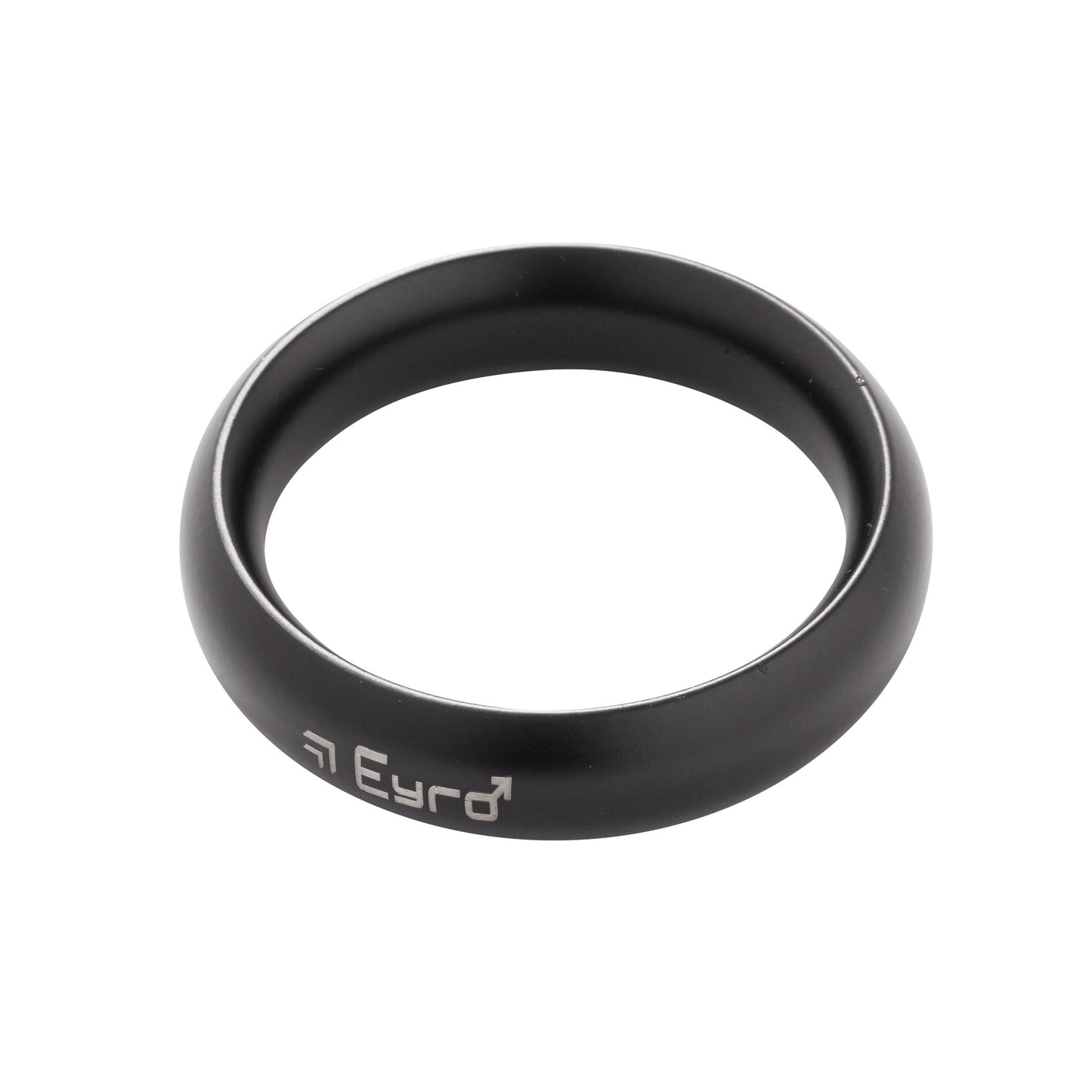 Donut Cock Ring Stainless steel - Black 54mm (2.13")