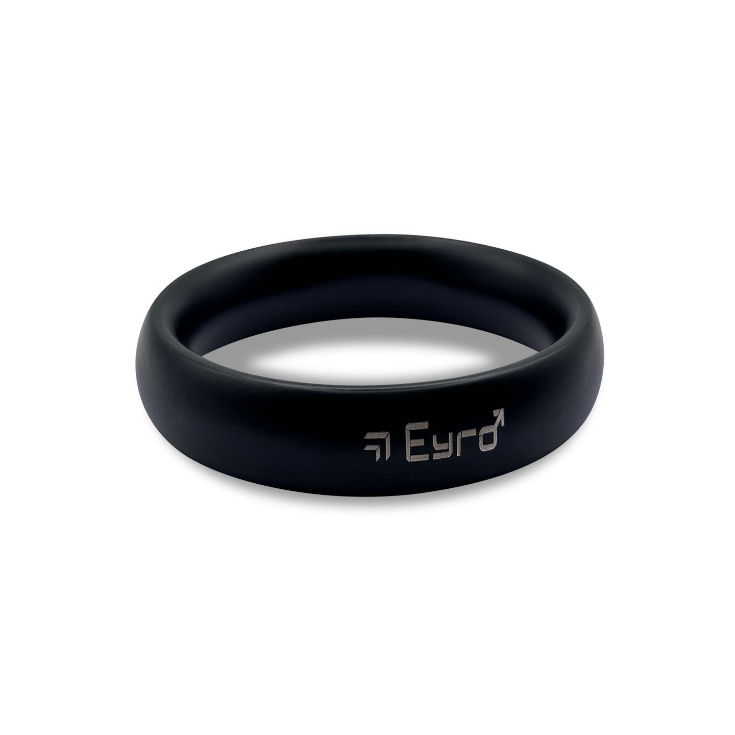 Donut Cock Ring EYRO Stainless steel - Black 56mm