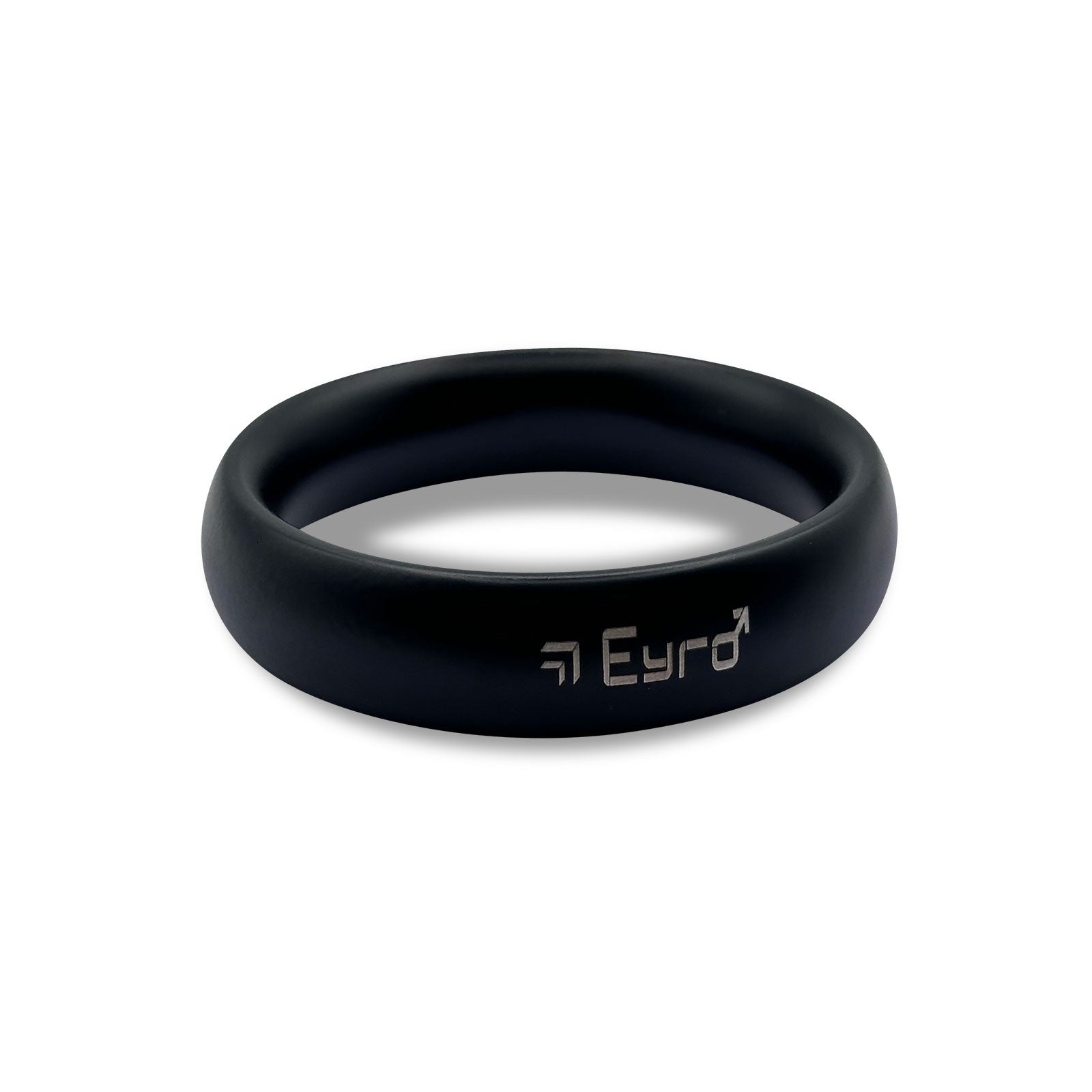 Donut Cock Ring EYRO Stainless steel - Black 56mm