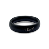 Donut Cock Ring EYRO Stainless steel - Black 56mm