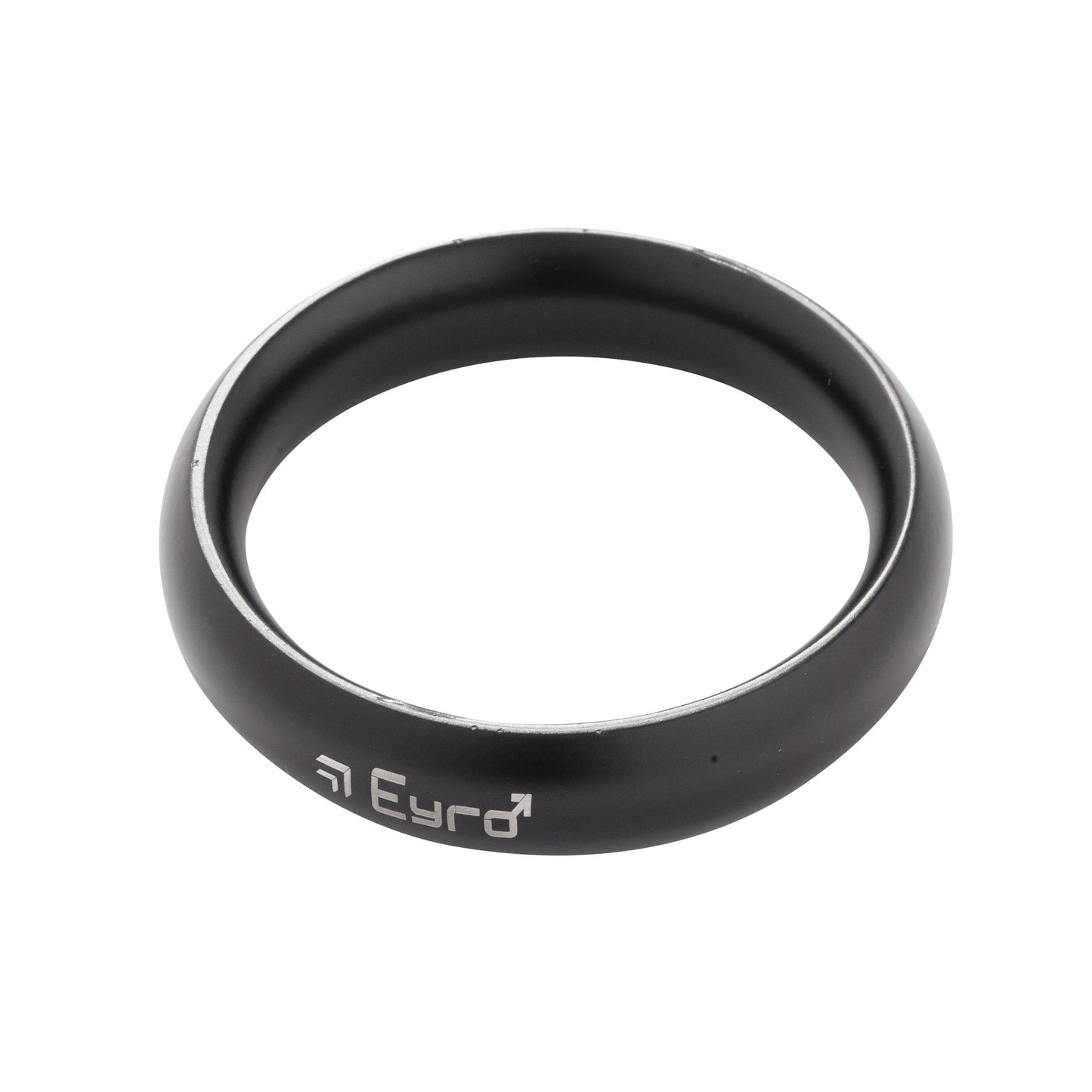 Donut Cock Ring Stainless steel - Black 58mm (2.28")