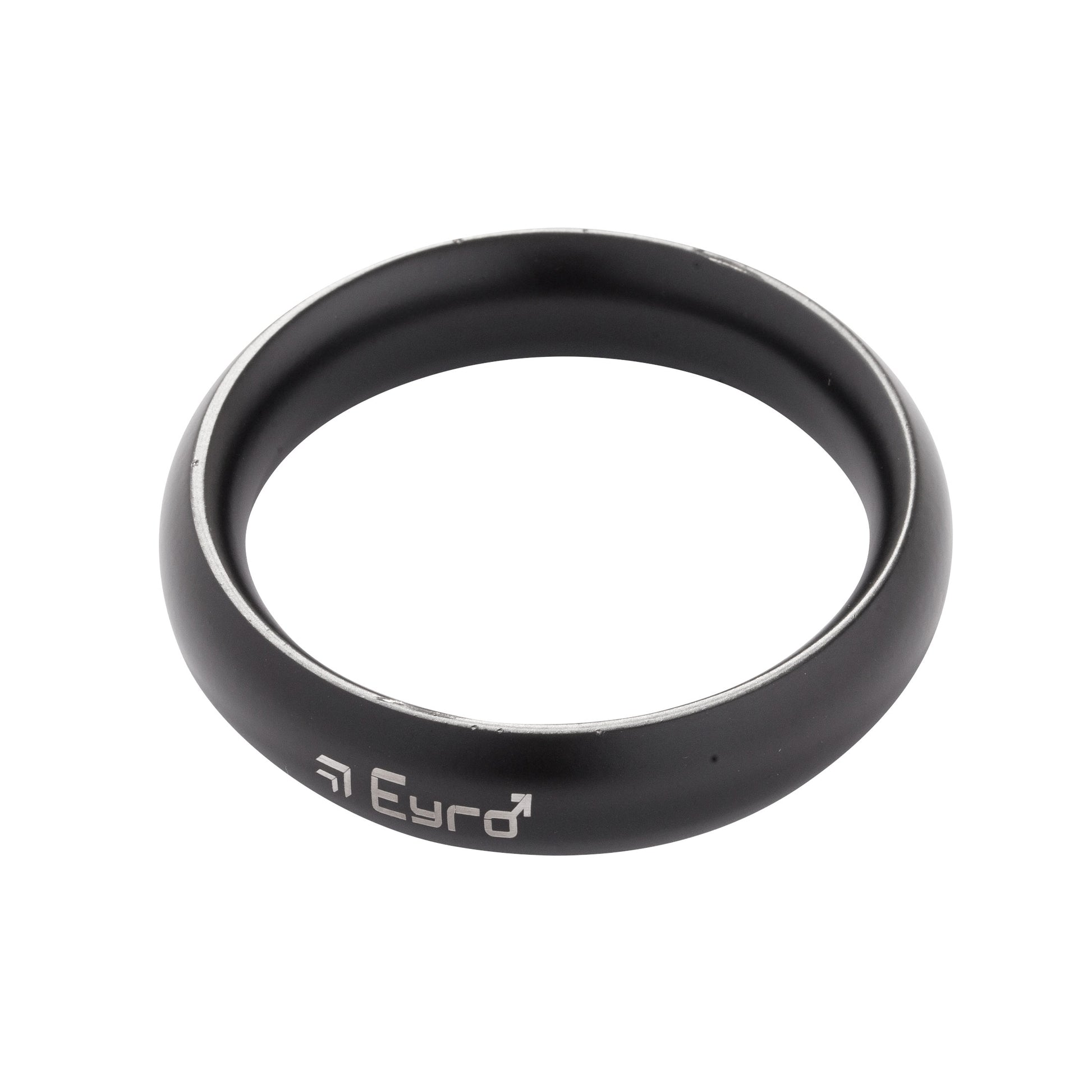 Donut Cock Ring Stainless steel - Black 58mm (2.28")